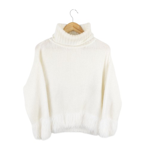 Kid mohair women - mohair, cream