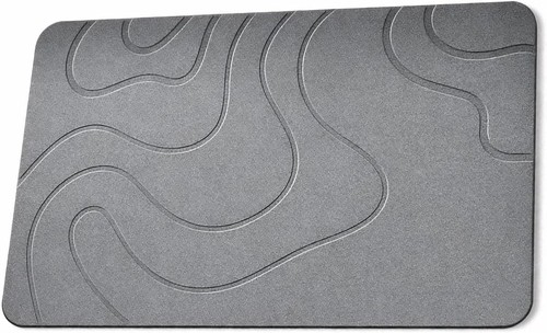 Stone bath mat - stone, dry
