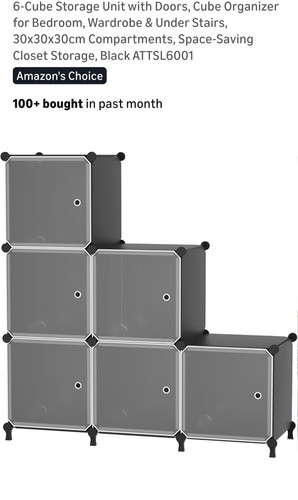 Cube storage with doors - storage,