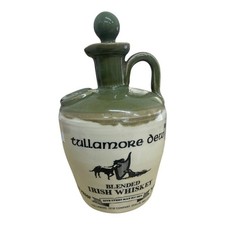 Tullamore Dew Whiskey Bottle Vintage Antique Jug Pitcher Decanter Ceramic Irish