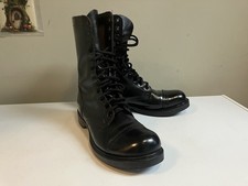 Corcoran Boots Mens 9.5 D Black Leather Military Jump Combat 975 USA Made