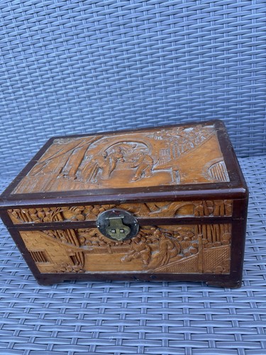 Antique chinese carved - chinese, camphor