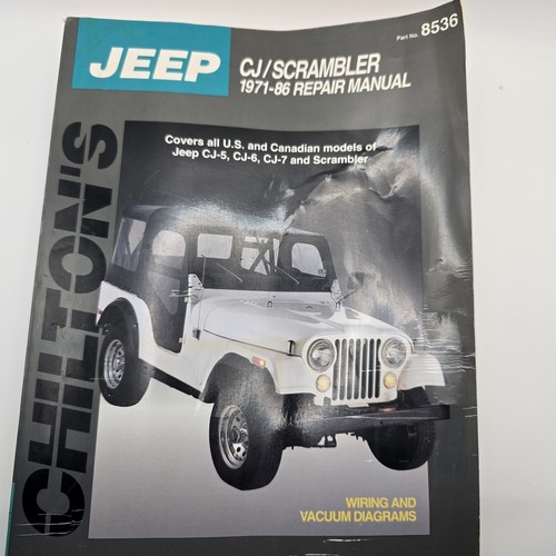 Chilton jeep scrambler - chilton's,