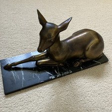 Vintage Laying Down Deer/Fawn