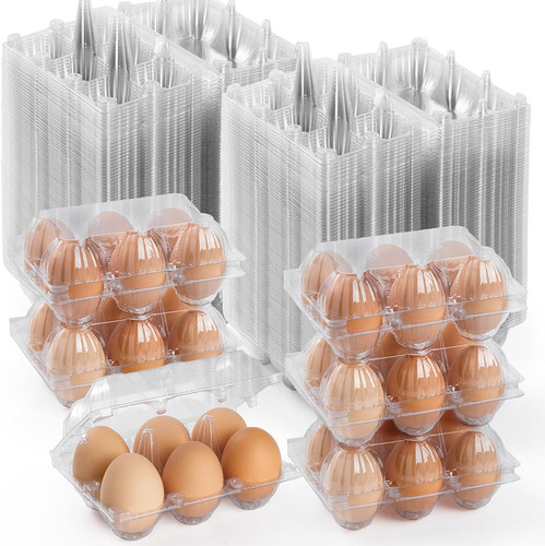 100 egg box plastic - box, boxes