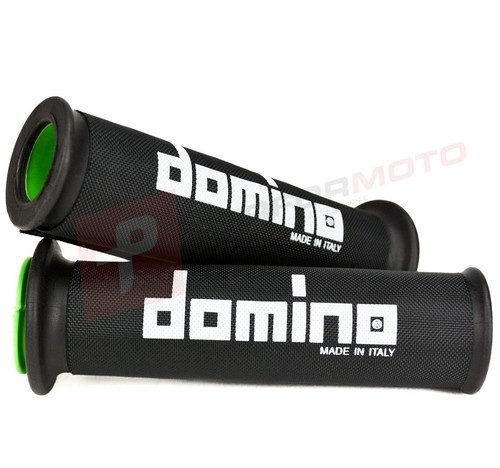 Domino black green - black, soft