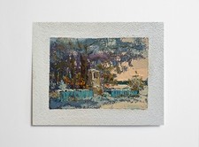 Abstract Oil painting Winter