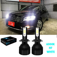 For VW Passat B7 2010-2014 SET - 2X H7 LED Bulbs Headlight white 6000K 100W 12v