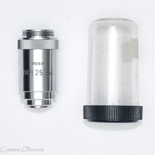 Leitz NPL 25 / 0.50 170/0.17 "Normal Plano" Microscope Objective