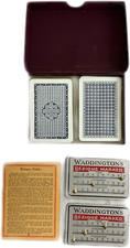 VINTAGE BOXED BEZIQUE CARD SET