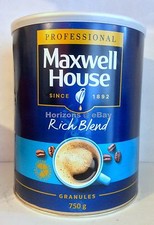2x Maxwell House Coffee - Rich Blend Coffee 750g Large Tin [Free UK Postage]