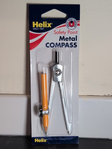 Helix metal compass - metal, safety
