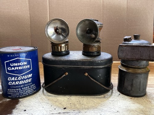 Antique coal miners - antique, ensemble