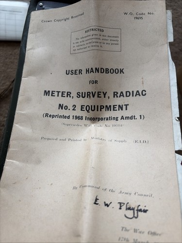 Meter survey radiac ex - survey,