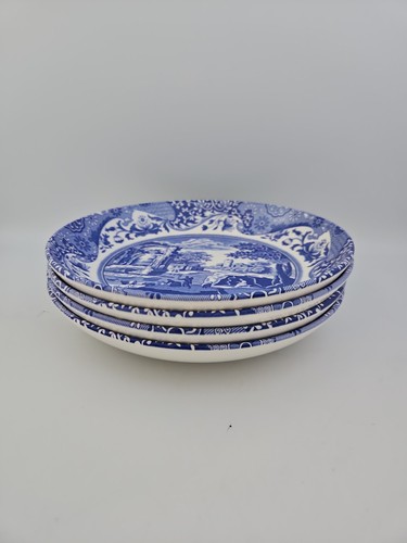 Spode pasta bowls 22cm blue - spode,
