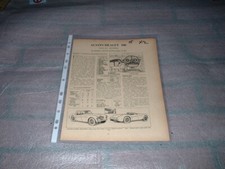 AUSTIN HEALEY 100 MOTOR TRADER SERVICE INFORMATION SHEETS. FREE U.K. POST