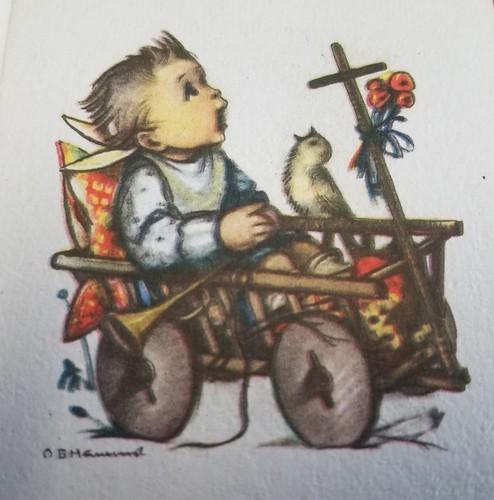 1941 hummel greeting - 1941, boy