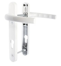 UPVC Door Handle White Sprung