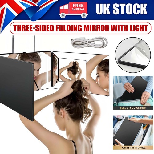 Way mirror tri fold led - way, tri-fold