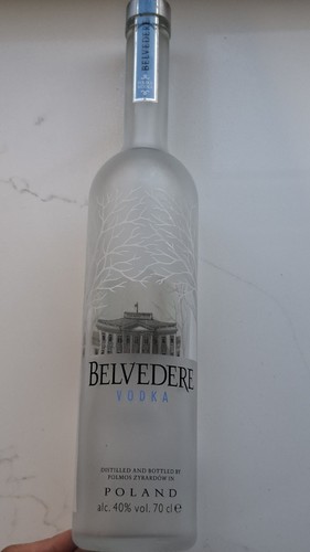 Belvedere vodka empty bottle - belvedere,
