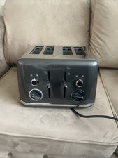 Breville Curve 4 Slice Toaster Grey- Used Few Times- Good Condition - Working