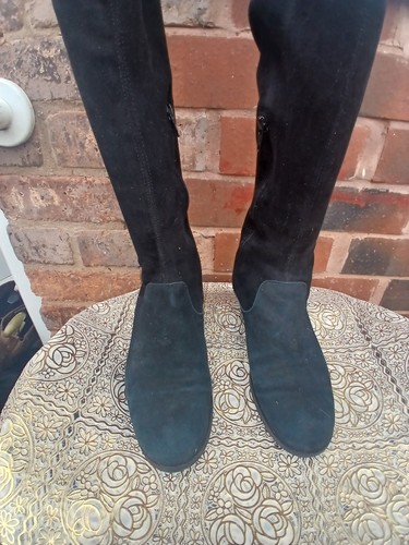 Dune black stretchy knee - knee, high