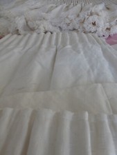 Cream lined curtains 100%