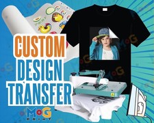 Custom Heat Transfer Prints T-shirt Transfer Sheets Ready to Press Wholesale DTF