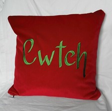 Cwtch , Welsh, Embroidered