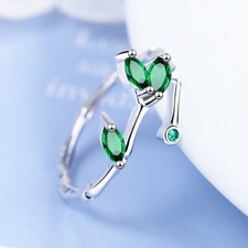 925 Sterling Silver Emerald