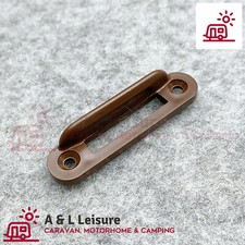 Caravan, Motorhome  Striking Plate For Espagnolette Locks Brown - HA70271