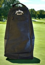 Jim Bean Rare Black PGA Tiger Style Golf Shoes Bag Tote NEW Fast Shipping