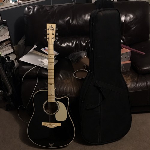 Epiphone black hummingbird - epiphone,