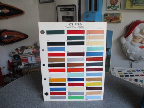 Paint colour reference 1978 - paint,