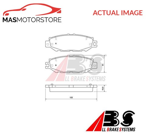 Brake pads set braking - pads, pad