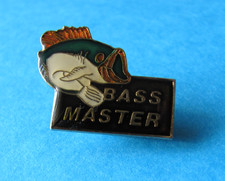 BASS MASTER Fishing pin Badge, VGC. Enamel.