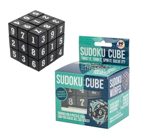Sudoku cube puzzle - cube, brain