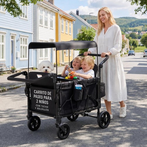 Folding stroller wagon for - stroller,