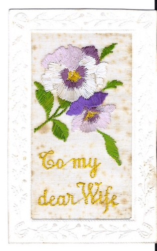 Antique silk embroidered - silk,