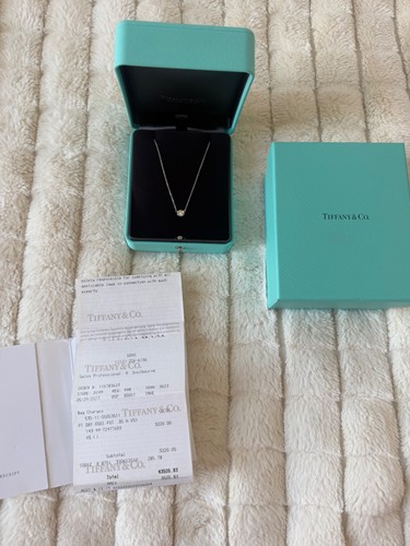 Tiffany and diamond pendant - and,
