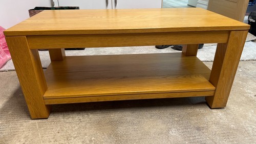 Light oak coffee table - coffee, with