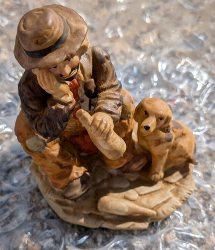 Homeless man with - , dog
