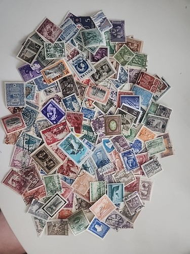 Old stamps mix - mix, jamaica