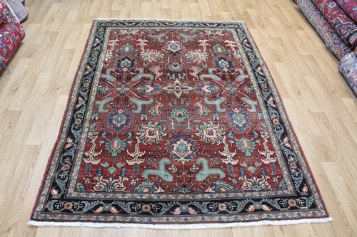 Antique heriz rug - antique,