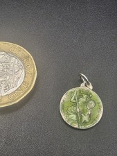vintage Sterling silver enamel