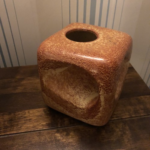 Bertoncello ceramic cube vase - cube,