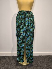 Zara Black Floral Trousers