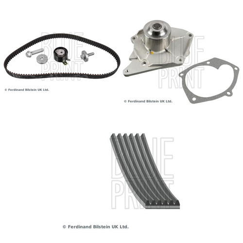 Blue print timing belt kit - blue,