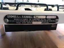 vintage cast iron enamel caravan stove, 2 burner AND grill. STOVES LTD. Good con