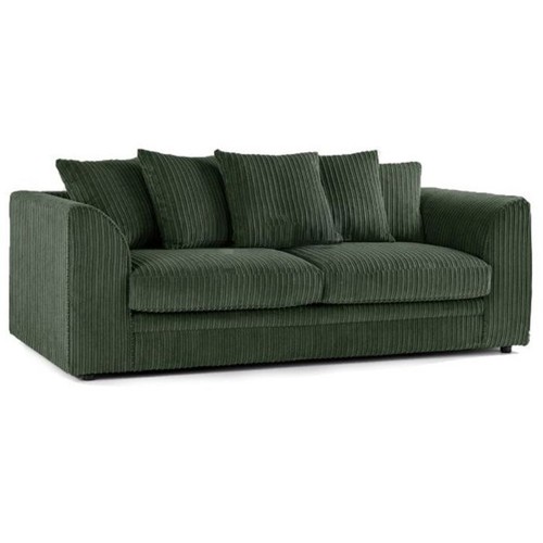 Forest green jumbo cord - green, 3